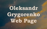 Oleksandr Grygorenko Web Page